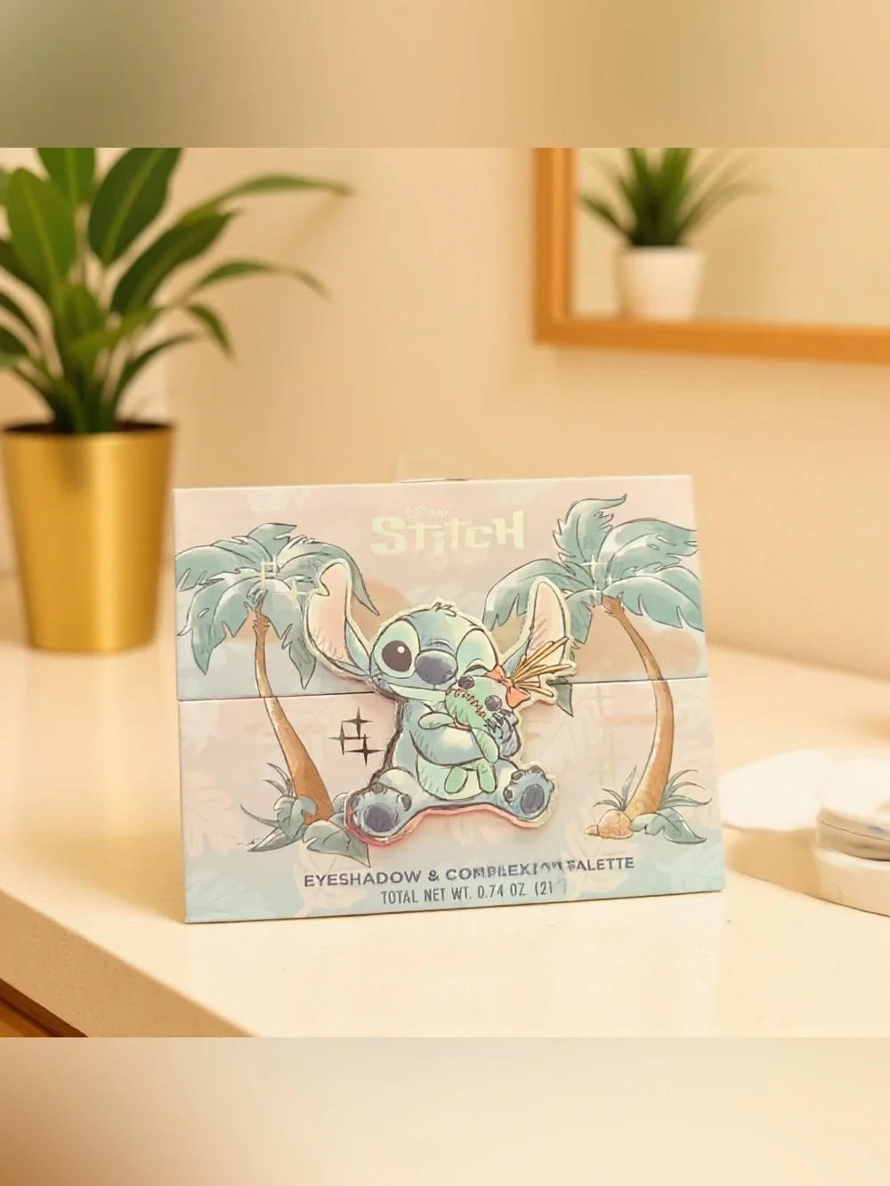 Disney Stitch Eyeshadow & Complexion Palette NWT Makeup Set